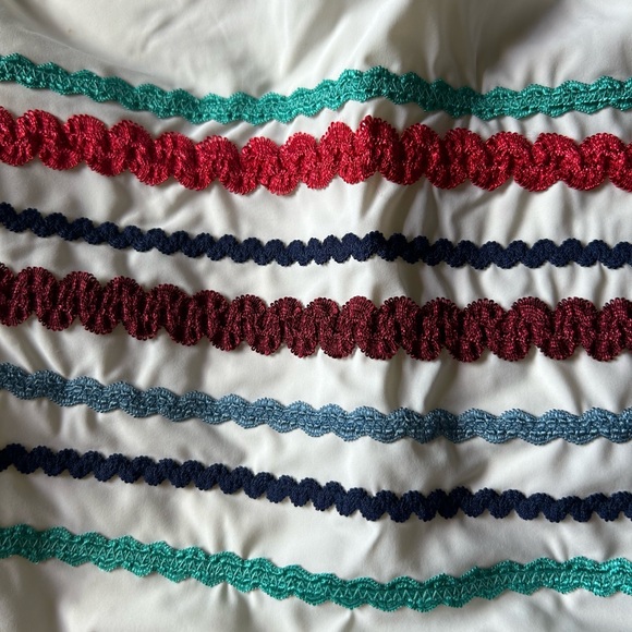 NEW Red Carter Ipanema Smocked Off Shoulder One-Piece Swimsuit - Picture 6 of 16